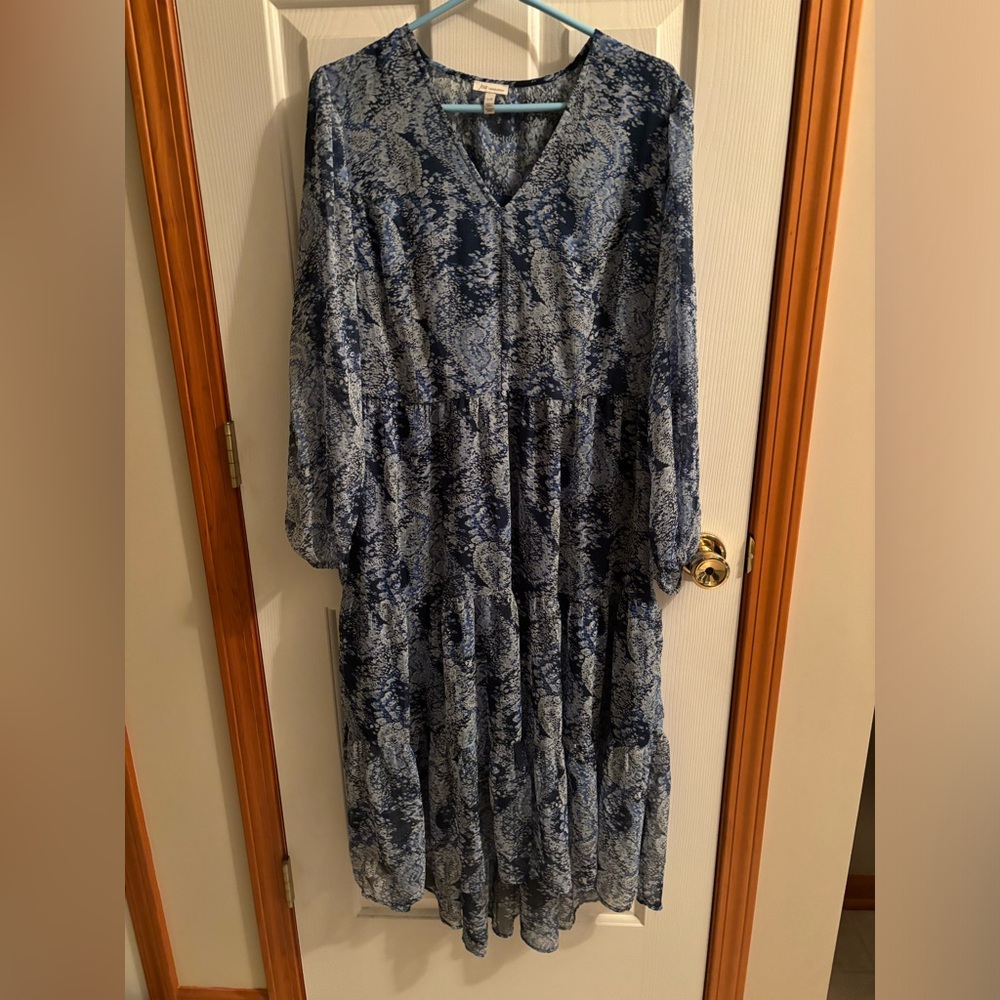 Brand new blue floral dress